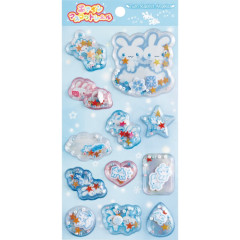 Japan San-X Original Air-in Mascot Sticker - Twin Rabbit Angels