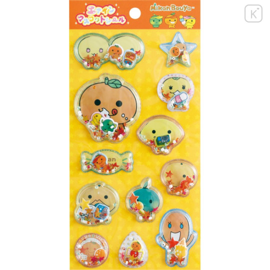 Japan San-X Air-in Mascot Sticker - Mikan Bouya - 1