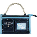 Japan San-X Chain Pouch - Twin Rabbit Angels : Denim - 1