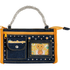 Japan San-X Chain Pouch - Mikan Bouya : Denim