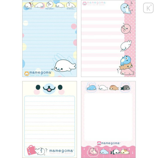 Japan San-X A6 Notepad - Mamegoma : Universe San-X Town - 2