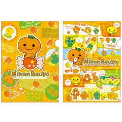 Japan San-X A4 Clear Holder Set - Mikan Bouya