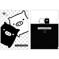Japan San-X A4 Clear Holder Set - Monokuro Boo - 1