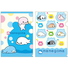 Japan San-X A4 Clear Holder Set - Mamegoma