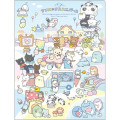 Japan San-X 10 Pockets A4 Clear Holder - Universe San-X Town - 1