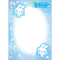 Japan San-X 6 Hole Sticker Binder - Twin Rabbit Angels - 2