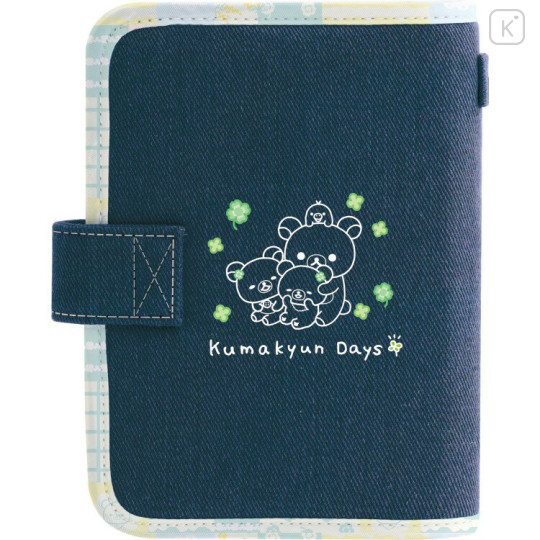 Japan San-X 6 Hole Binder - Rilakkuma : Chairoikoguma's Kumakyun Days Denim - 2
