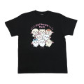 Japan Chiikawa T-shirt (L) - Chiikawa Park Characters Main Visual Black - 1