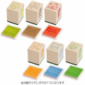 Japan San-X Secret Stamp Wooden Stamp with Ink Pad - Rilakkuma : Chairoikoguma's Kumakyun Days Blind Box - 1