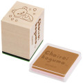 Japan San-X Secret Stamp Wooden Stamp with Ink Pad - Rilakkuma : Chairoikoguma's Kumakyun Days Blind Box - 4