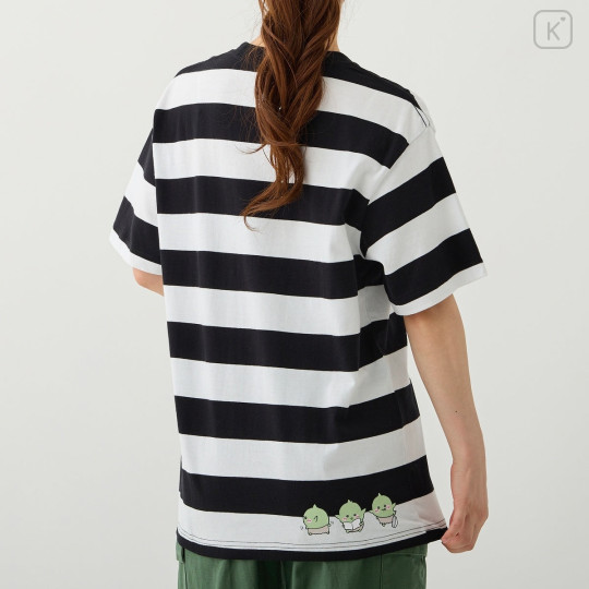 Japan Chiikawa T-shirt (M) - Chiikawa & Hachiware & Usagi : Chiikawa Park Prison Border - 4