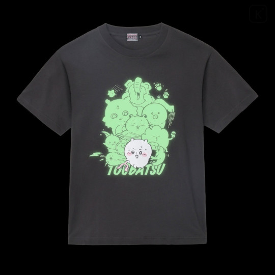 Japan Chiikawa T-shirt (M) - Anoko & Chiikawa : Chiikawa Park Luminous Monster Battle - 3