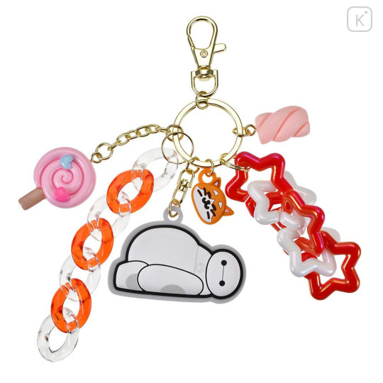 Japan Disney Store Miniature Keychain Bag Charm - Baymax : Jingle Jingle Sweets Key Chain Fes - 1