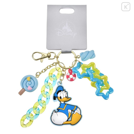 Japan Disney Store Miniature Keychain Bag Charm - Donald : Jingle Jingle Sweets Key Chain Fes - 2