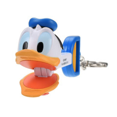 Japan Disney Store Snack Grabber Keychain - Donald : 3D Face Key Chain Fes