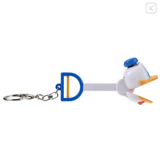 Japan Disney Store Snack Grabber Keychain - Donald : 3D Face Key Chain Fes - 4