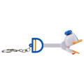 Japan Disney Store Snack Grabber Keychain - Donald : 3D Face Key Chain Fes - 4