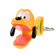 Japan Disney Store Snack Grabber Keychain - Pluto : 3D Face Key Chain Fes