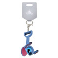 Japan Disney Store Snack Grabber Keychain - Stitch : 3D Face Key Chain Fes - 3