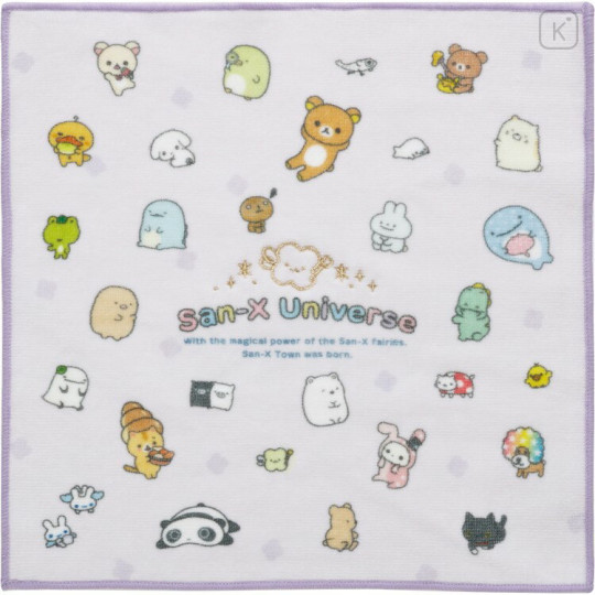 Japan San-X Original Mini Towel - Universe San-X Town B - 1