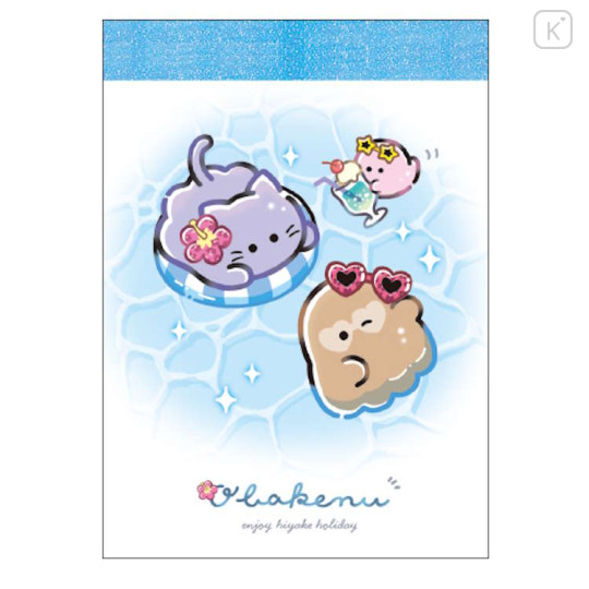 Japan Crux Mini Notepad - Obakenu : Sunbath Pool - 1