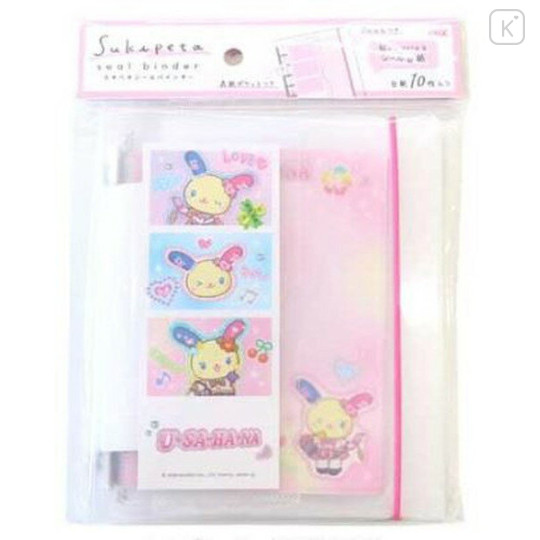 Japan Sanrio 6 Hole Sticker Binder - Usahana : Kogal - 1