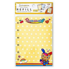 Japan Sanrio 6 Hole Sticker Binder Refill - Usahana : Pop Gal