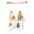 Japan Mofusand Charapita Iron-on Transfer Sheet - Fried Shrimp and Mayonnaise Cat - 1