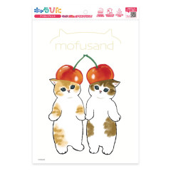 Japan Mofusand Charapita Iron-on Transfer Sheet - Cherry Hat Cat