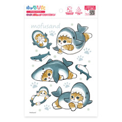 Japan Mofusand Charapita Iron-on Transfer Sheet - Shark Cats