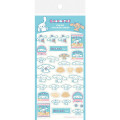 Japan Sanrio Transparent Sticker Sheet - Cinnamoroll : Snack Party - 1