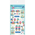 Japan Sanrio Transparent Sticker Sheet - Goropikadon : Snack Party - 1