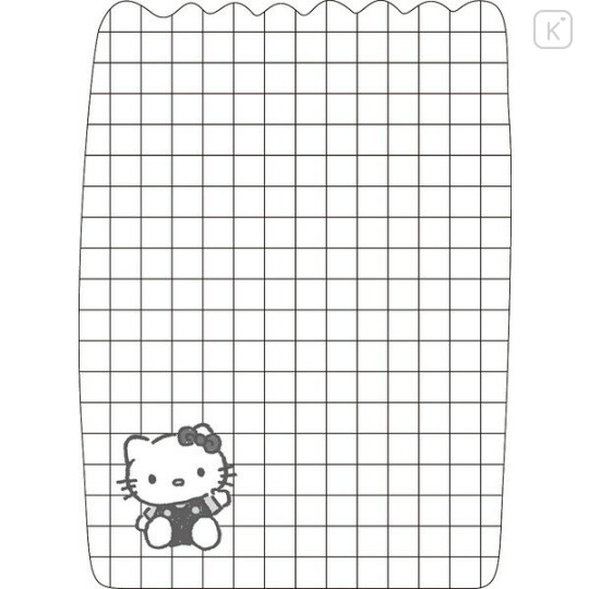 Japan Sanrio Die-cut Memo Pad - Hello Kitty : Snack Party - 2
