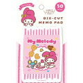 Japan Sanrio Die-cut Memo Pad - My Melody : Snack Party - 1