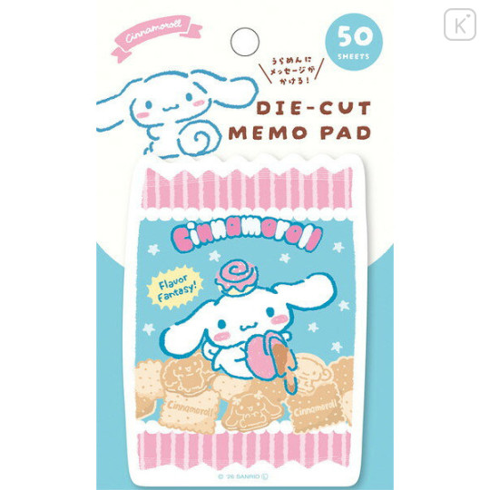 Japan Sanrio Die-cut Memo Pad - Cinnamoroll : Snack Party - 1