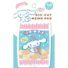 Japan Sanrio Die-cut Memo Pad - Cinnamoroll : Snack Party