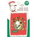 Japan Sanrio Die-cut Memo Pad - Pochacco : Snack Party - 1