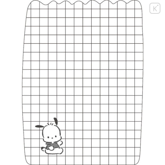 Japan Sanrio Die-cut Memo Pad - Pochacco : Snack Party - 2