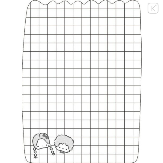 Japan Sanrio Die-cut Memo Pad - Patty & Jimmy : Snack Party - 2