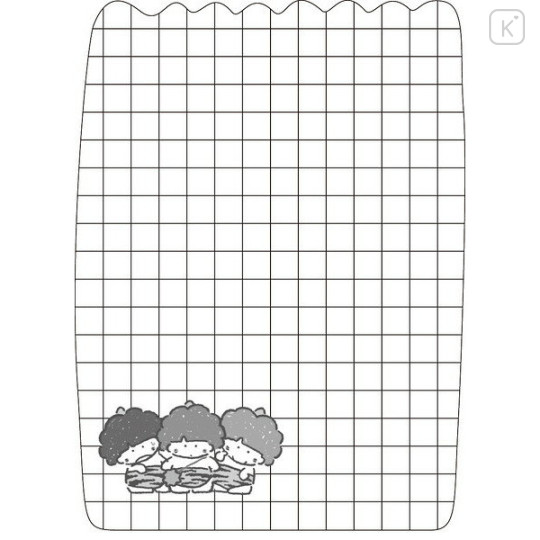 Japan Sanrio Die-cut Memo Pad - Goropikadon : Snack Party - 2