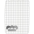Japan Sanrio Die-cut Memo Pad - Goropikadon : Snack Party - 2