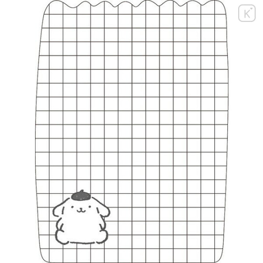 Japan Sanrio Die-cut Memo Pad - Pompompurin : Snack Party - 2