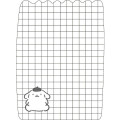 Japan Sanrio Die-cut Memo Pad - Pompompurin : Snack Party - 2