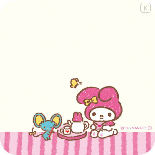 Japan Sanrio Message Sticky Notes - My Melody : Snack Party - 3