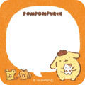 Japan Sanrio Message Sticky Notes - Pompompurin : Snack Party - 2