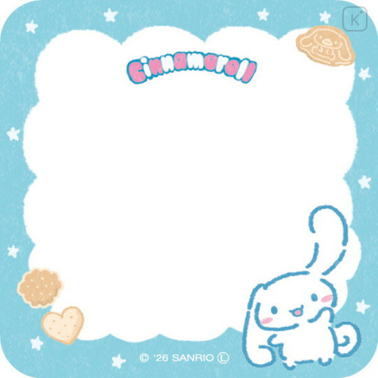 Japan Sanrio Message Sticky Notes - Cinnamoroll : Snack Party - 2