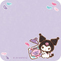 Japan Sanrio Message Sticky Notes - Kuromi : Snack Party - 3