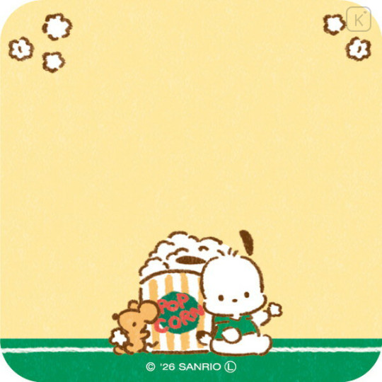 Japan Sanrio Message Sticky Notes - Pochacco : Snack Party - 3