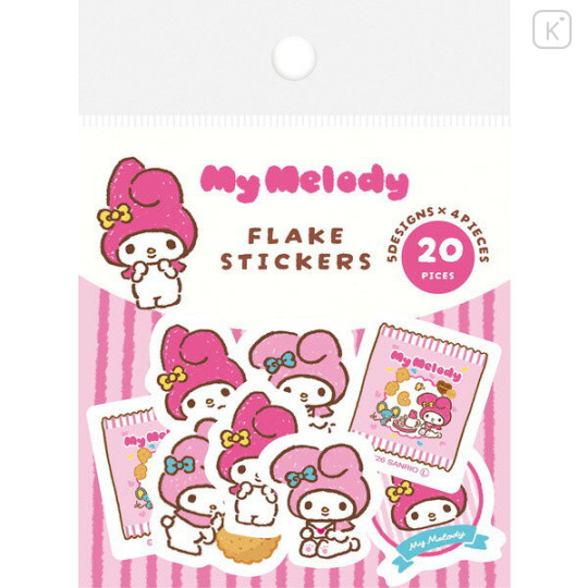 Japan Sanrio Flake Stickers - My Melody : Snack Party - 1