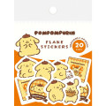 Japan Sanrio Flake Stickers - Pompompurin : Snack Party - 1